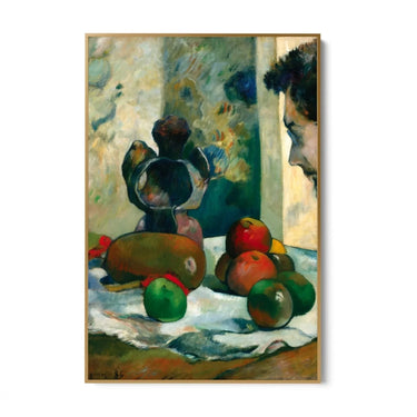 Quadro Stampa su Tela Natura morta con profilo di Laval, Paul Gauguin - CupidoDesign