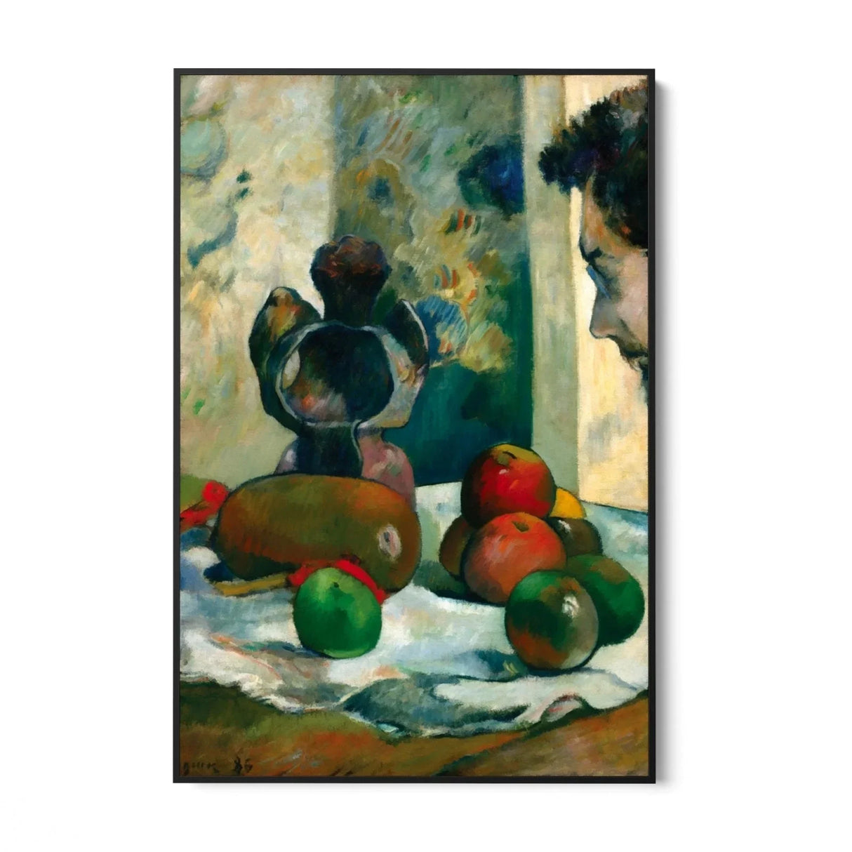Quadro Stampa su Tela Natura morta con profilo di Laval, Paul Gauguin - CupidoDesign