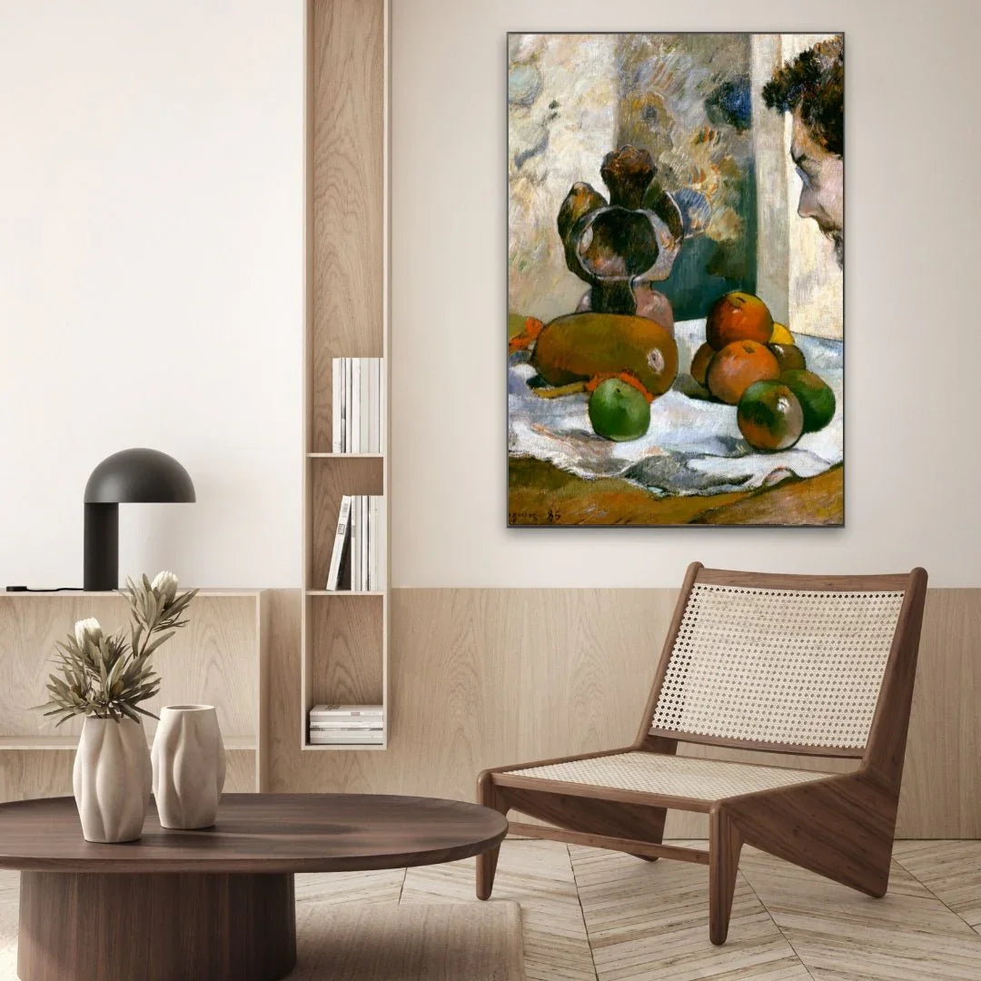 Quadro Stampa su Tela Natura morta con profilo di Laval, Paul Gauguin - CupidoDesign