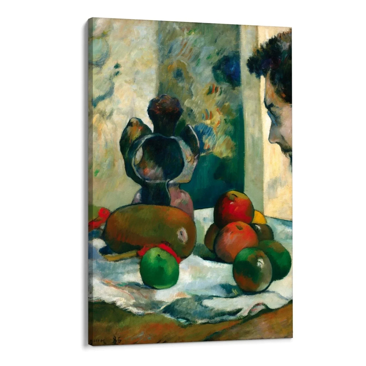Quadro Stampa su Tela Natura morta con profilo di Laval, Paul Gauguin - CupidoDesign