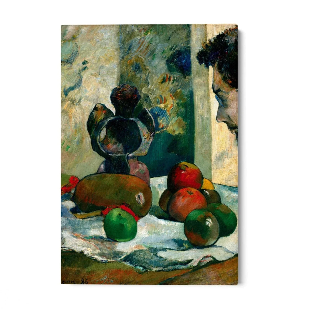 Quadro Stampa su Tela Natura morta con profilo di Laval, Paul Gauguin - CupidoDesign