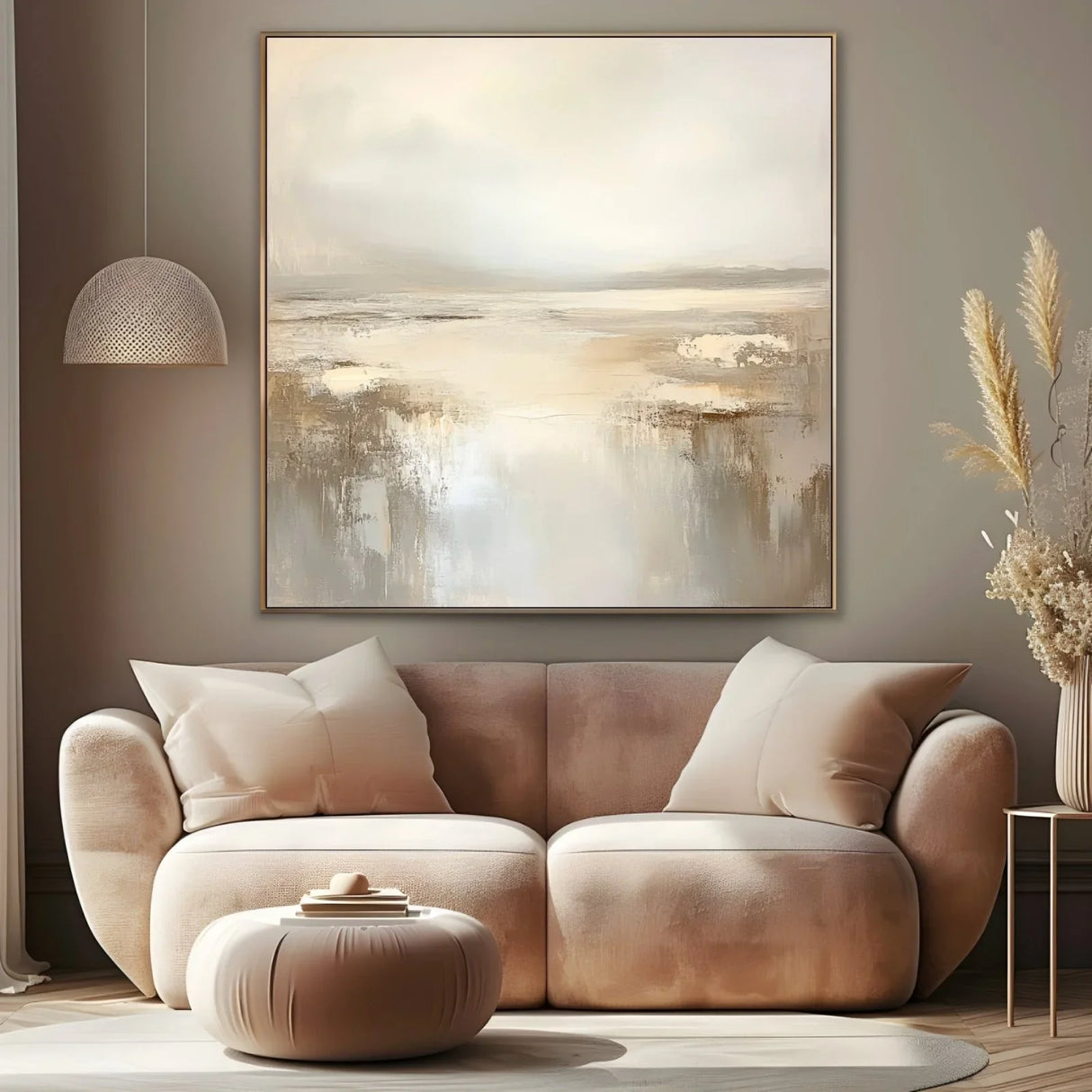Quadro Stampa su Tela Nebbia del Mattino - CupidoDesign