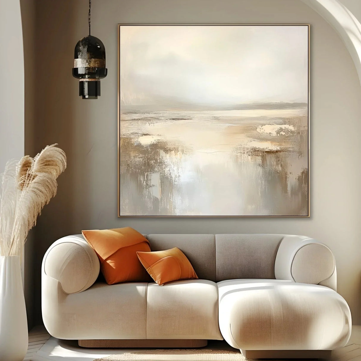 Quadro Stampa su Tela Nebbia del Mattino - CupidoDesign
