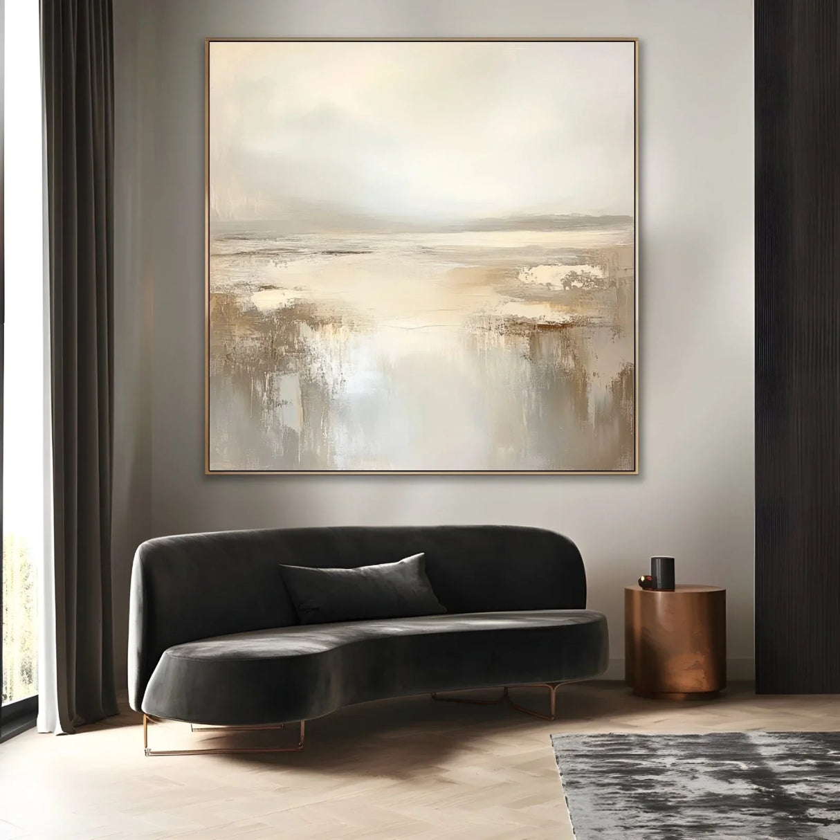 Quadro Stampa su Tela Nebbia del Mattino - CupidoDesign