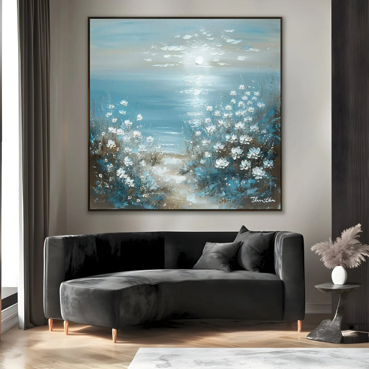 Quadro Stampa su Tela Nebbie d'Alba - CupidoDesign