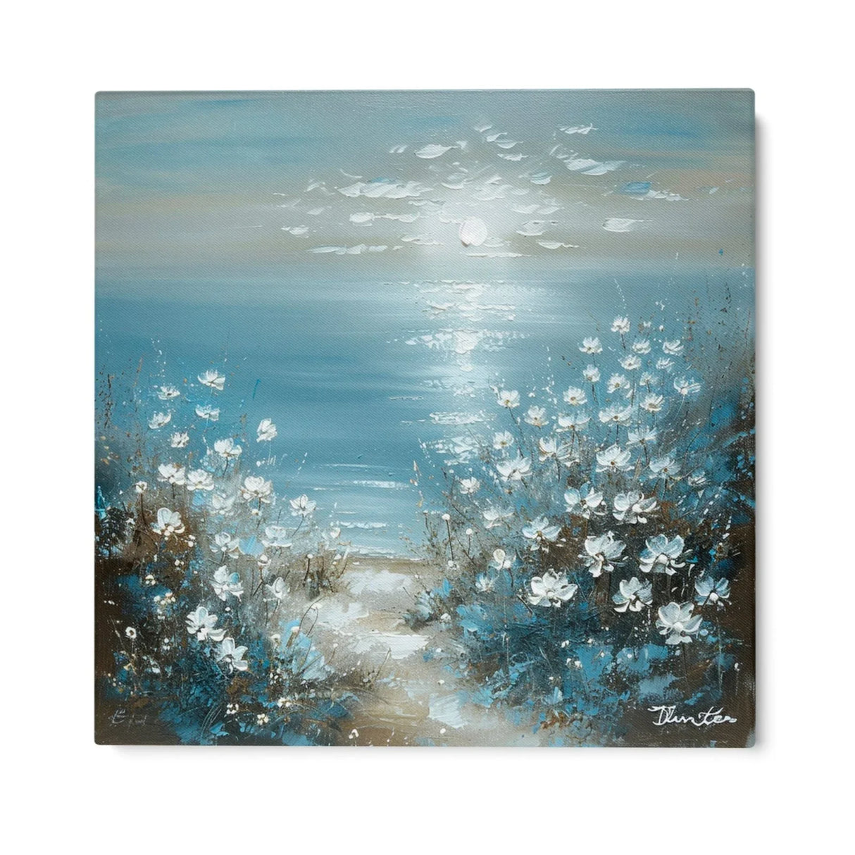 Quadro Stampa su Tela Nebbie d'Alba - CupidoDesign