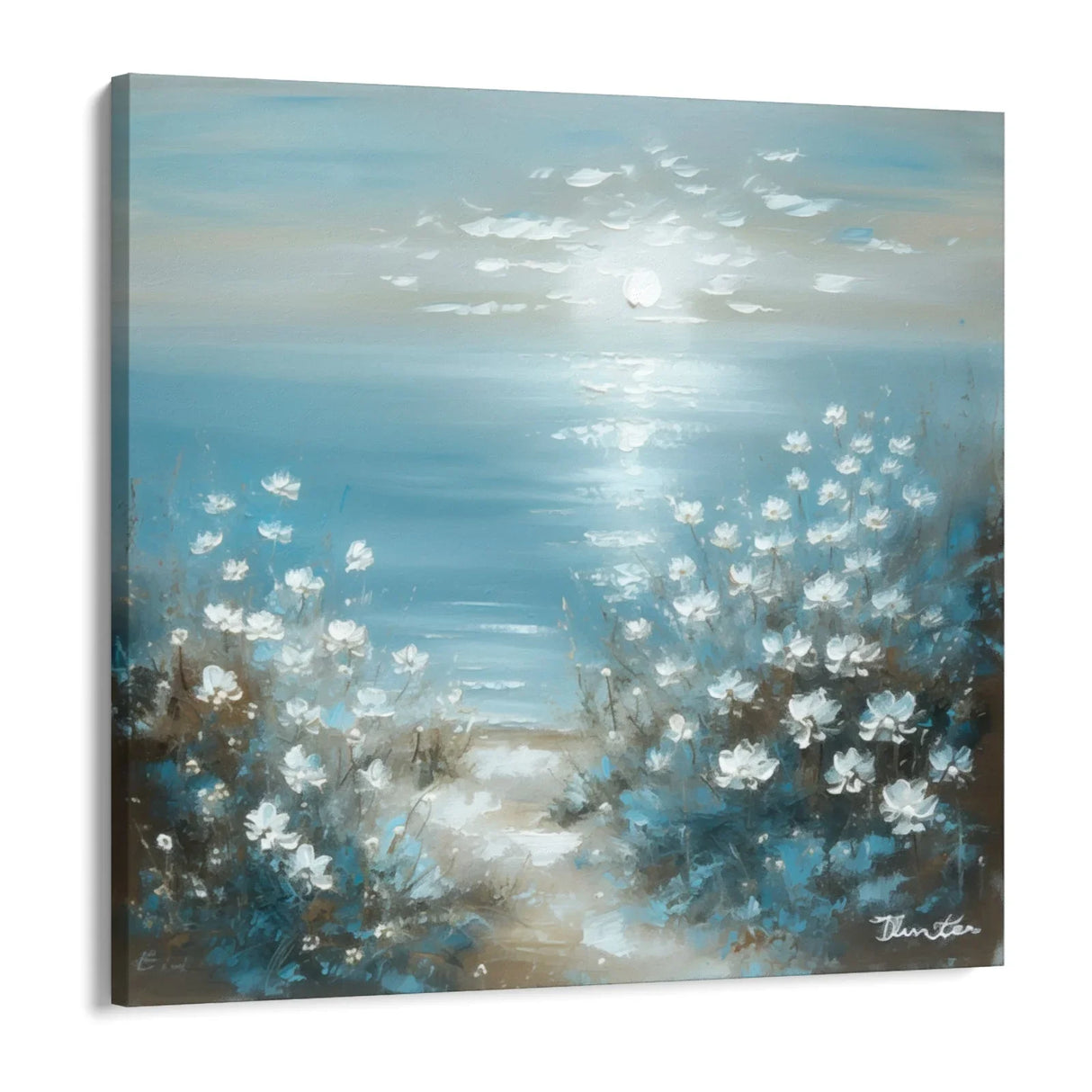 Quadro Stampa su Tela Nebbie d'Alba - CupidoDesign