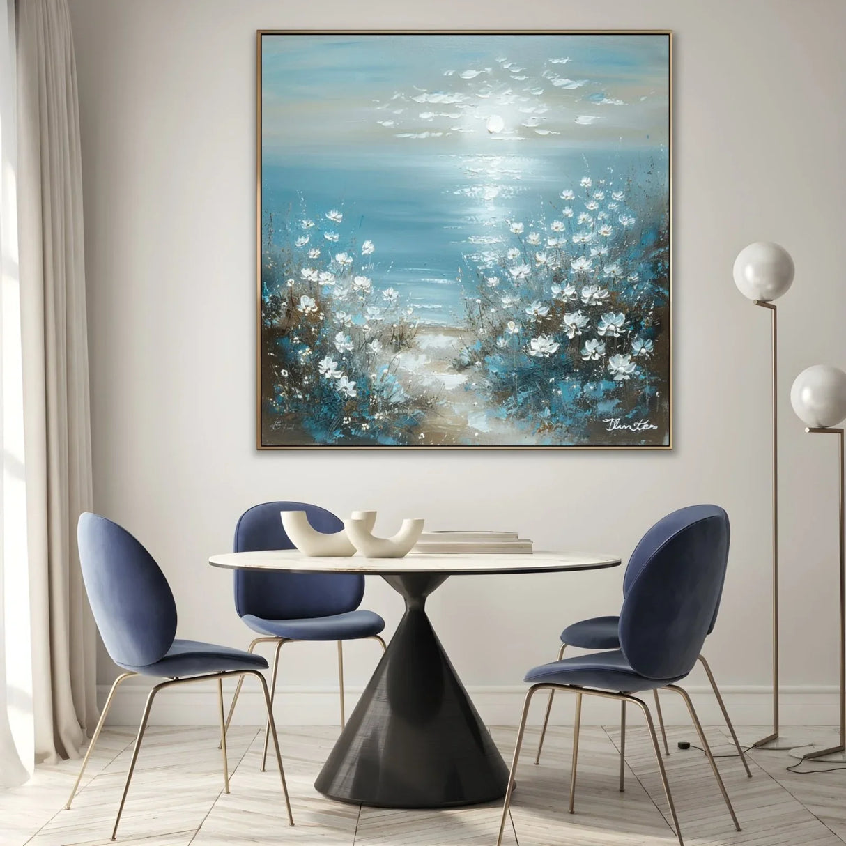 Quadro Stampa su Tela Nebbie d'Alba - CupidoDesign