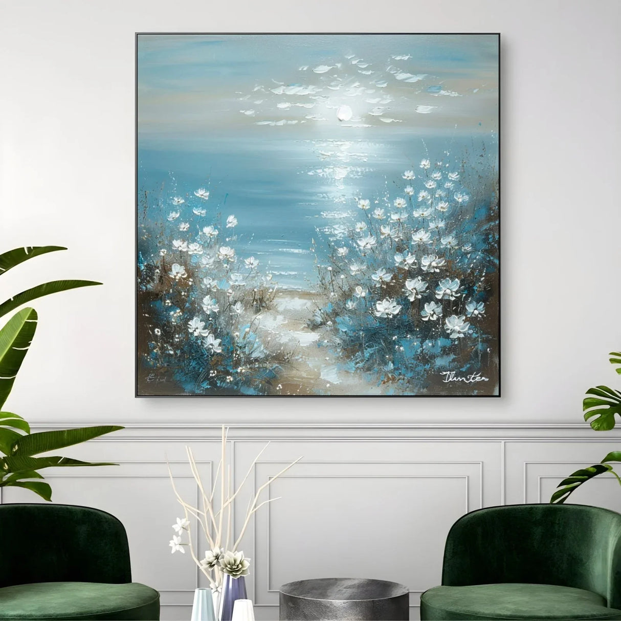 Quadro Stampa su Tela Nebbie d'Alba - CupidoDesign