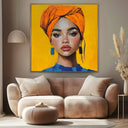 Quadro Stampa su Tela Nel cuore di uno sguardo - CupidoDesign
