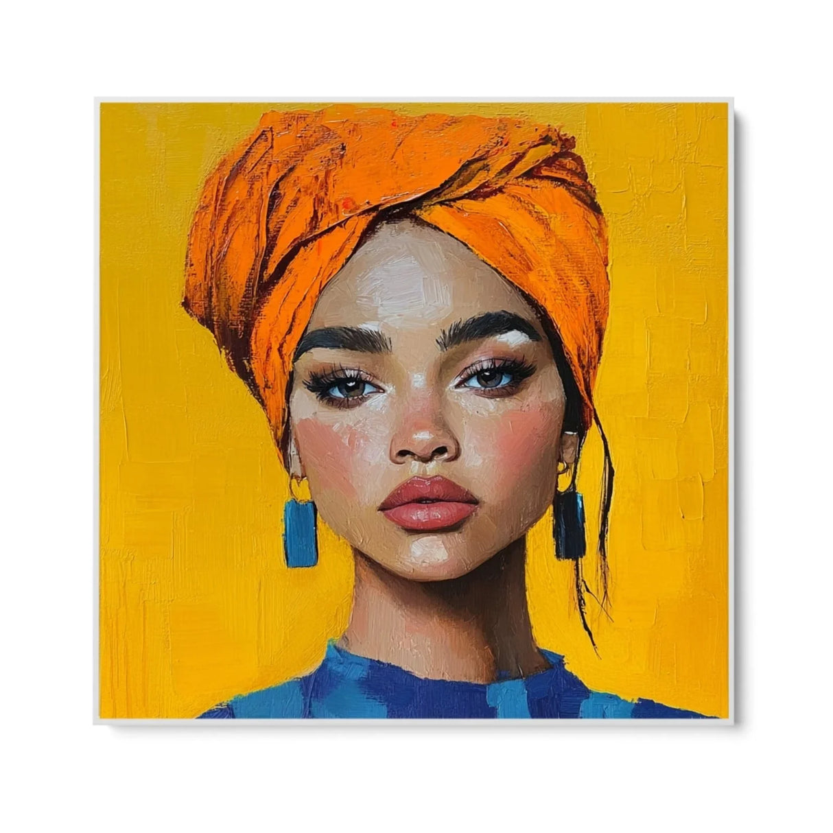 Quadro Stampa su Tela Nel cuore di uno sguardo - CupidoDesign