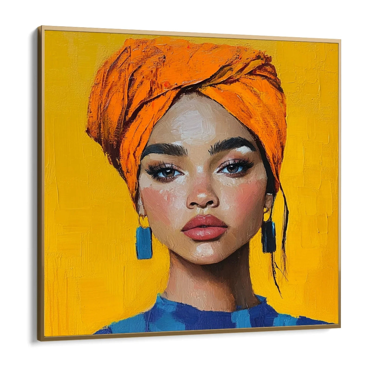 Quadro Stampa su Tela Nel cuore di uno sguardo - CupidoDesign