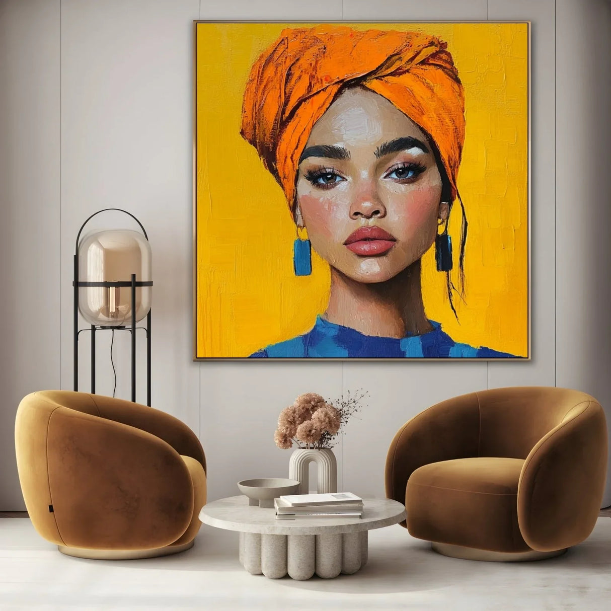 Quadro Stampa su Tela Nel cuore di uno sguardo - CupidoDesign