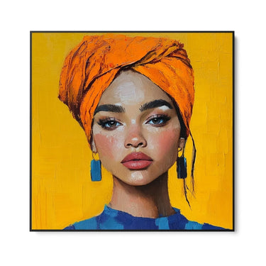 Quadro Stampa su Tela Nel cuore di uno sguardo - CupidoDesign