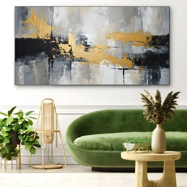 Quadro Stampa su Tela Nero Lussuoso - CupidoDesign