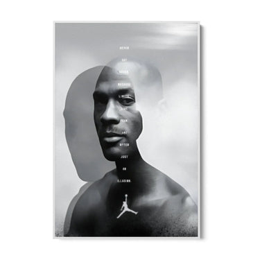 Quadro Stampa su Tela Never say Never - CupidoDesign