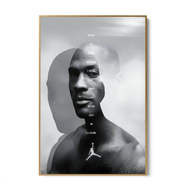 Quadro Stampa su Tela Never say Never - CupidoDesign