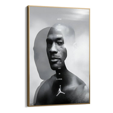 Quadro Stampa su Tela Never say Never - CupidoDesign