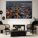Quadro Stampa su Tela New York Illuminata - CupidoDesign