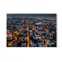 Quadro Stampa su Tela New York Illuminata - CupidoDesign