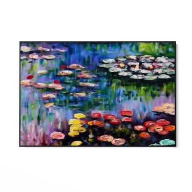Quadro Stampa su Tela Ninfee dello Stagno a Giverny - Claude Monet - CupidoDesign