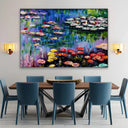 Quadro Stampa su Tela Ninfee dello Stagno a Giverny - Claude Monet - CupidoDesign