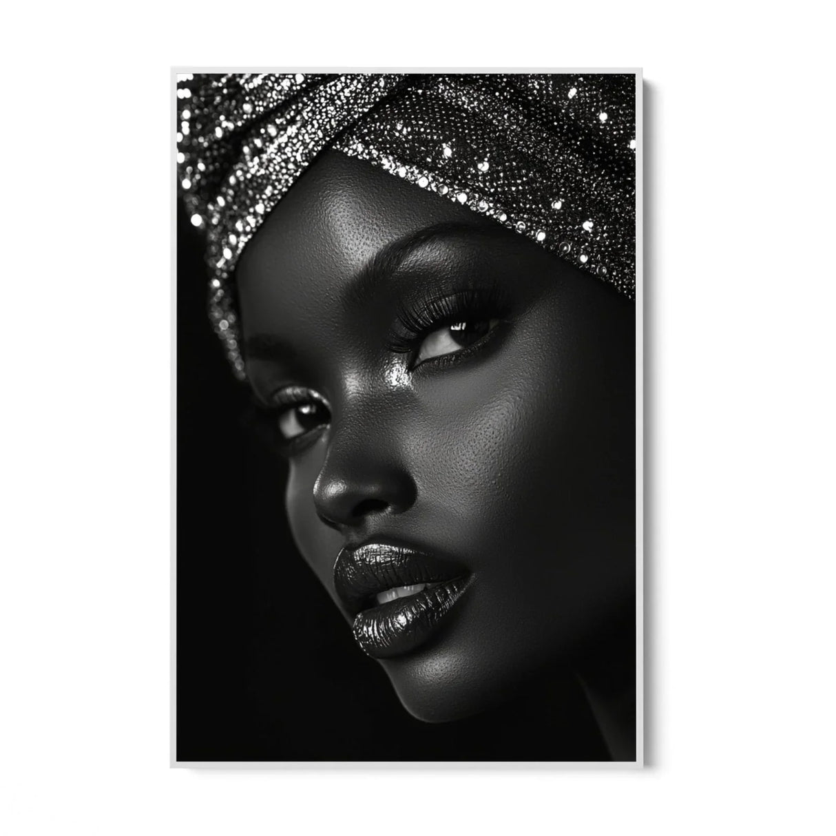 Quadro Stampa su Tela Noir Femminile - CupidoDesign