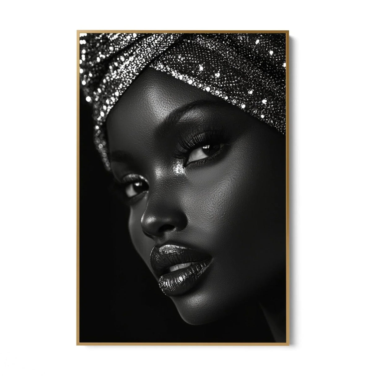 Quadro Stampa su Tela Noir Femminile - CupidoDesign