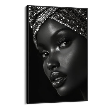 Quadro Stampa su Tela Noir Femminile - CupidoDesign