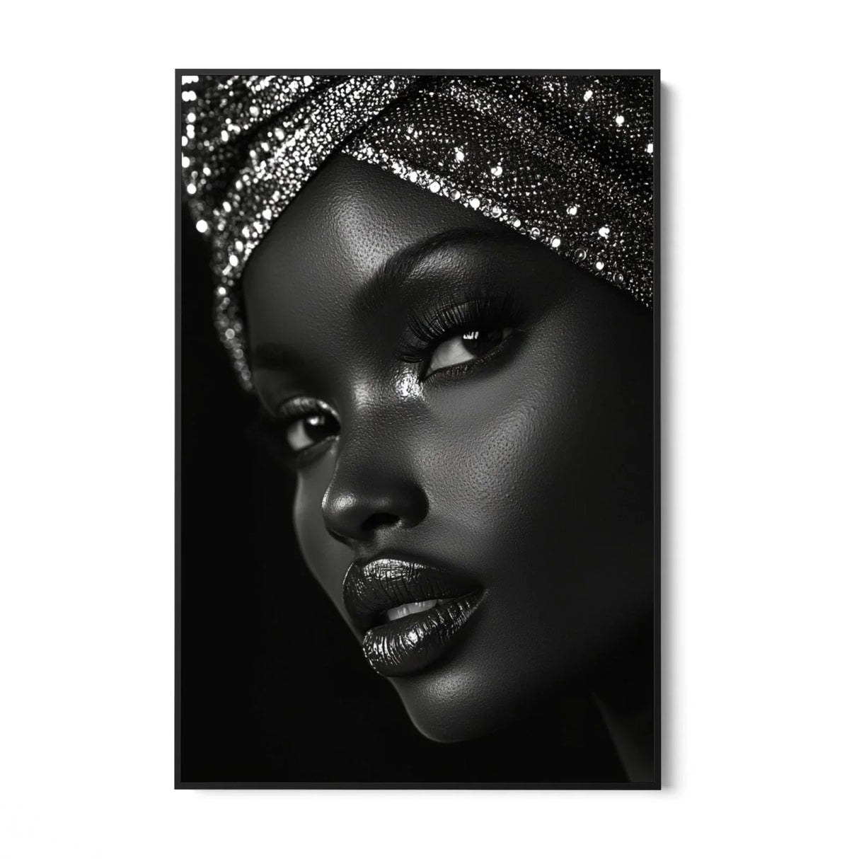 Quadro Stampa su Tela Noir Femminile - CupidoDesign