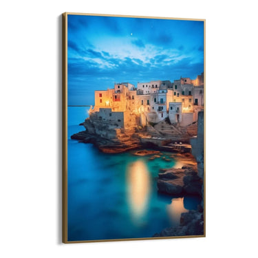 Quadro Stampa su Tela Notte mediterranea - CupidoDesign