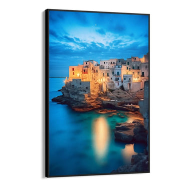 Quadro Stampa su Tela Notte mediterranea - CupidoDesign