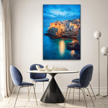 Quadro Stampa su Tela Notte mediterranea - CupidoDesign