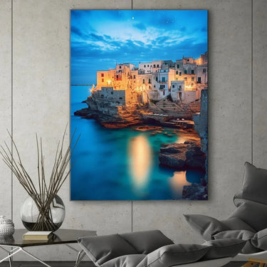 Quadro Stampa su Tela Notte mediterranea - CupidoDesign