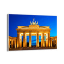 Quadro Stampa su Tela Notte sulla Porta di Brandeburgo, Berlino - CupidoDesign