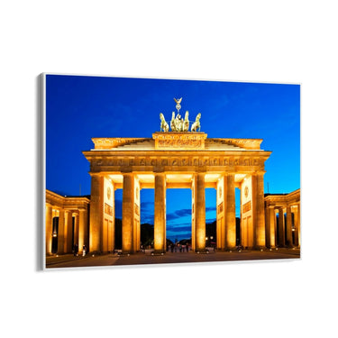 Quadro Stampa su Tela Notte sulla Porta di Brandeburgo, Berlino - CupidoDesign