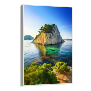 Quadro Stampa su Tela Oasi oceanica - CupidoDesign