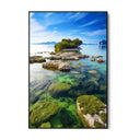 Quadro Stampa su Tela Oasi oceanica - CupidoDesign