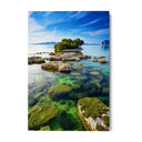 Quadro Stampa su Tela Oasi oceanica - CupidoDesign