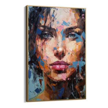 Quadro Stampa su Tela Occhi di ghiaccio - CupidoDesign