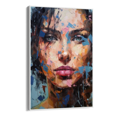 Quadro Stampa su Tela Occhi di ghiaccio - CupidoDesign