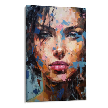 Quadro Stampa su Tela Occhi di ghiaccio - CupidoDesign