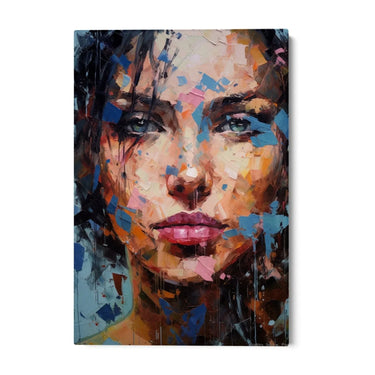 Quadro Stampa su Tela Occhi di ghiaccio - CupidoDesign