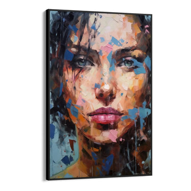 Quadro Stampa su Tela Occhi di ghiaccio - CupidoDesign