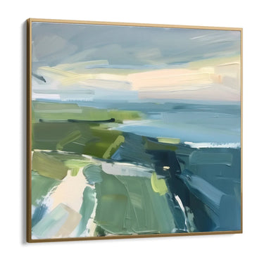 Quadro Stampa su Tela Oceano e Praterie - CupidoDesign