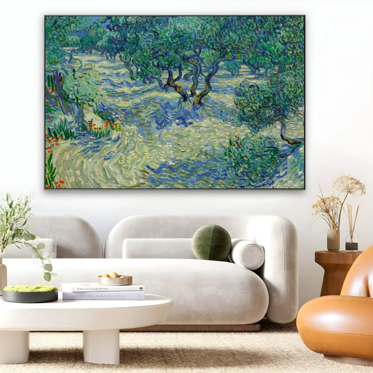 Quadro Stampa su Tela Olive Orchard 1889, Vincent Van Gogh - CupidoDesign