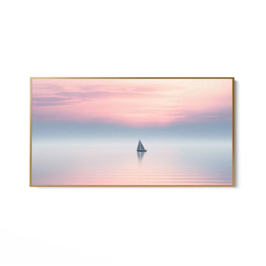 Quadro Stampa su Tela Oltre l'Orizzonte - CupidoDesign