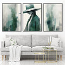 Quadro Stampa su Tela Ombra di Raffinatezza - CupidoDesign