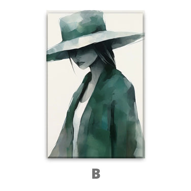 Quadro Stampa su Tela Ombra di Raffinatezza - CupidoDesign