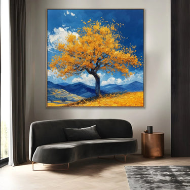 Quadro Stampa su Tela Ombra d'oro - CupidoDesign